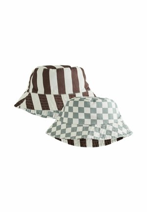 Next, REVERSIBLE BUCKET HAT  . - Chapeau - grey white