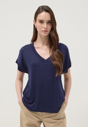 OVS, T-shirt basic - navy blue