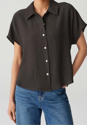 Hemdbluse - dark brown