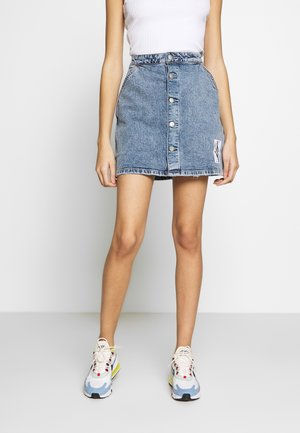 Jupe en jean - light-blue denim