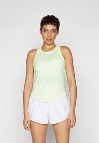 Nike Performance - TEMPO TANK - Topper - barely volt/reflective silver Miniatyrbilde 1