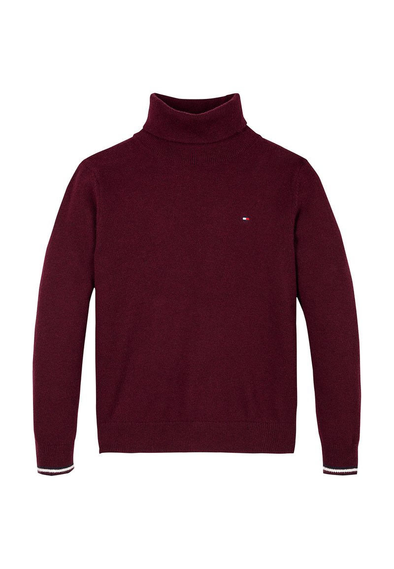 Tommy Hilfiger ESSENTIAL REG TURTLENECK Jumper deep rouge/dark
