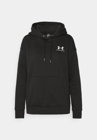 Under Armour ESSENTIAL HOODIE - Felpa con cappuccio - black