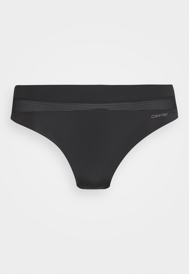 Calvin Klein Underwear THONG PERFECTLY FIT FLEX - String - black/noir ...