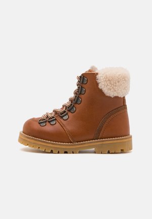 UNISEX - Bottes à lacets - cognac