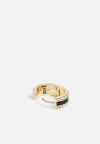 DKNY HOOP - Örhänge - gold-coloured/black