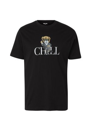 Chill Pill, LUXURY BEAR - T-shirt imprimé - black