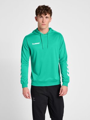 Hummel HMLPROMO POLY HOODIE - Hættetrøje - atlantis