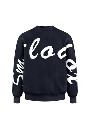Smilodox UNISEX LIQUID BRAIL - Sweatshirt - marineblau