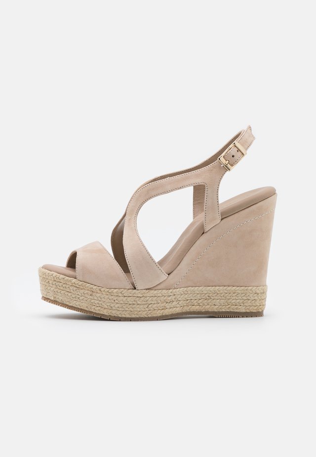 TELMA - Platform sandals - nude