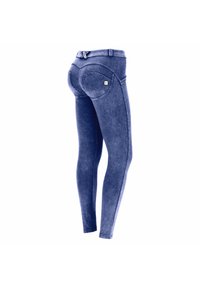 Freddy WR.UP EFFETTO BLEACHED - Pantalones - blu
