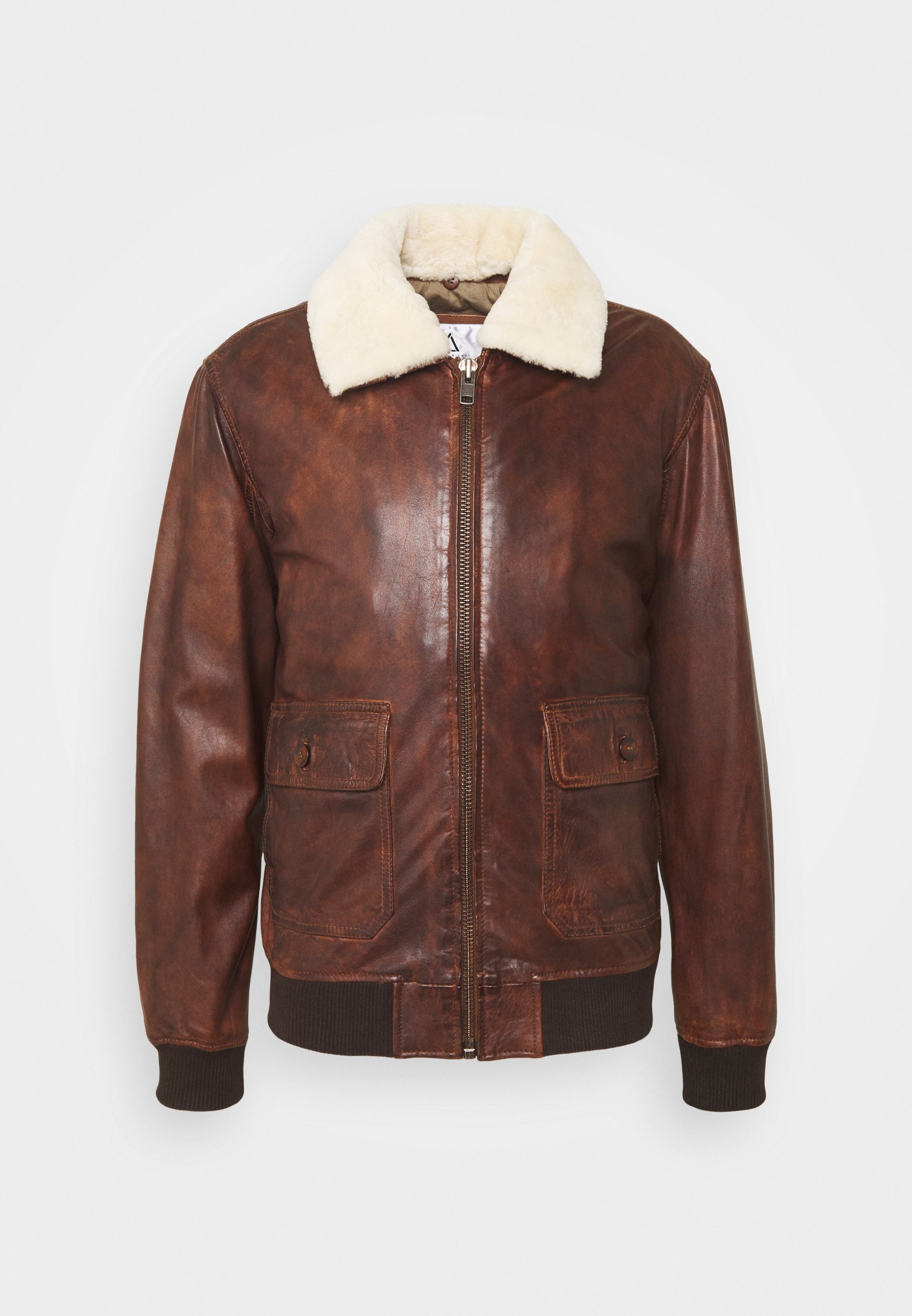 TG PILOT Leren jas brown TG PILOT Leren jas brown