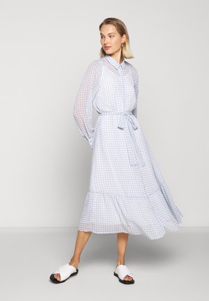 CHECKS KORA DRESS - Shirt dress - light blue