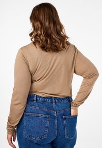 Zizzi Long sleeved top - fossil