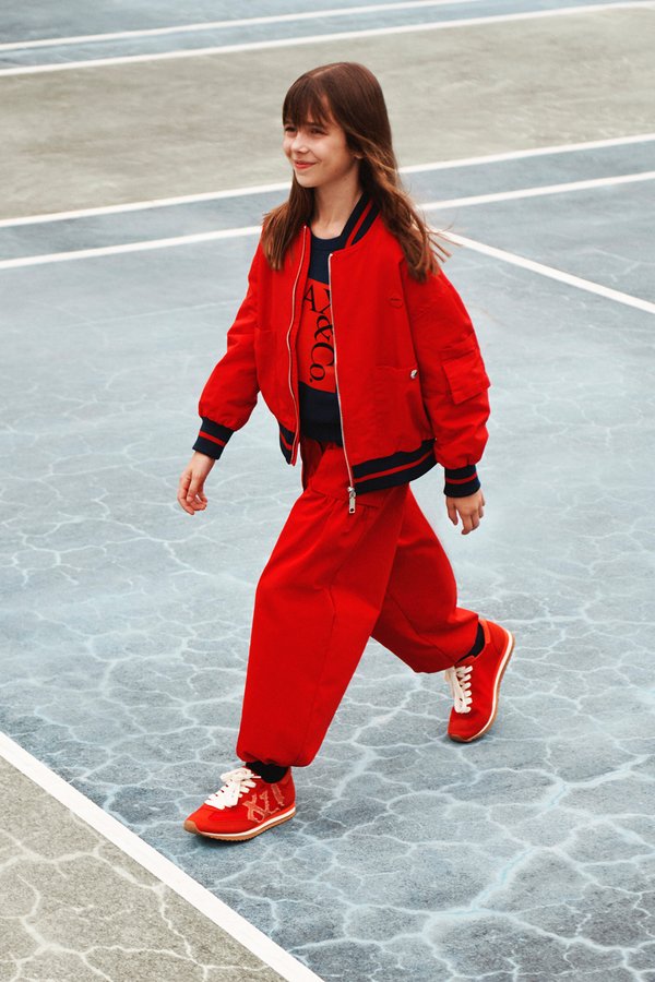 Bomber Jacket - goji berry