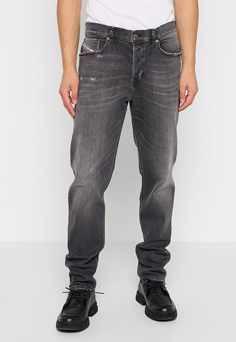 Diesel Straight leg jeans antraciet Diesel Straight leg jeans antraciet