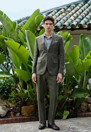 Next, Pantalon classique - green