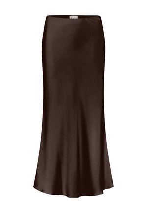 Vera Mont, VERA MONT JUPE EN SATIN LONGUEUR MOLLETS - Jupe trapèze - rostbraun