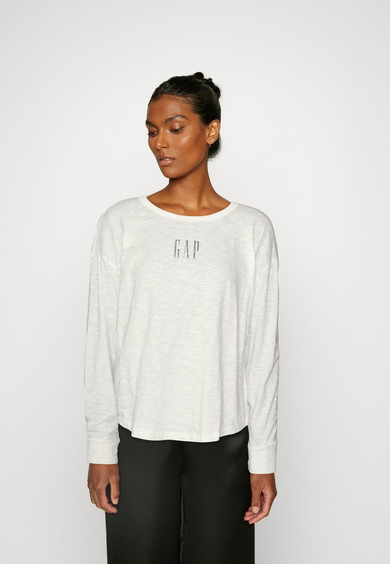 GAP SHINE TEE Long sleeved top new off white/white Zalando.co.uk
