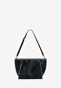 Desigual LARGE SHOPPER WITH STITCHING - Handbag - black
