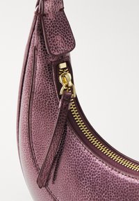 Pinko BRIOCHE HOBO MINI TEXTURE - Taška cez plece - marrone metallizzato/oro
