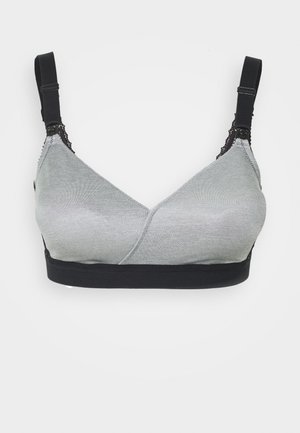 SERENA - T-shirt bra - grey/black