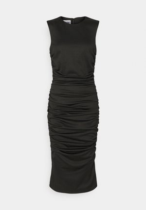 MOSCHINO LOGO DRESS - Etuikleid - fantasy black