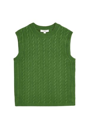 CABLE KNIT CREW NECK - Smanicato - fern green