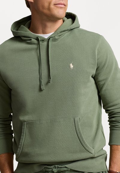 Polo Ralph Lauren LOOPBACK FLEECE HOODIE - Hanorac - cargo green