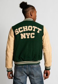 Schott Bomber bunda - grün