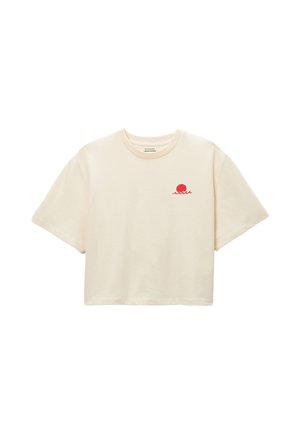Monoprix, T-shirt imprimé - butter cream