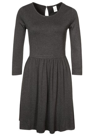 Robe en jersey - mottled anthracite