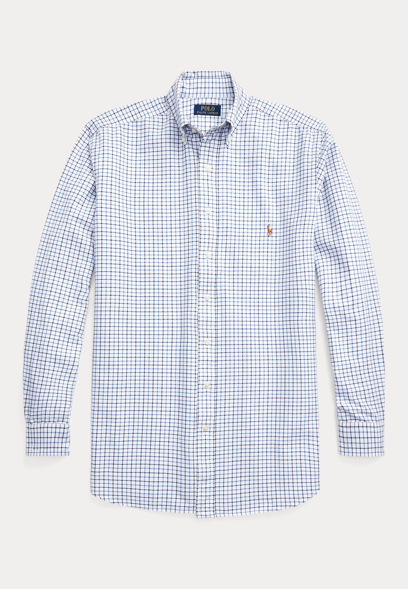 Polo Ralph Lauren Big & Tall TATTERSALL OXFORD SHIRT - Hemd - white/blue multi