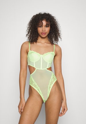 We Are We Wear UNDERWIRE BODYSUIT - Σώμα - neon yellow