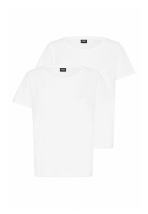 NBGITA  2 PACK - T-Shirt basic - white