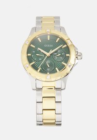 Unselected, gold-coloured/green