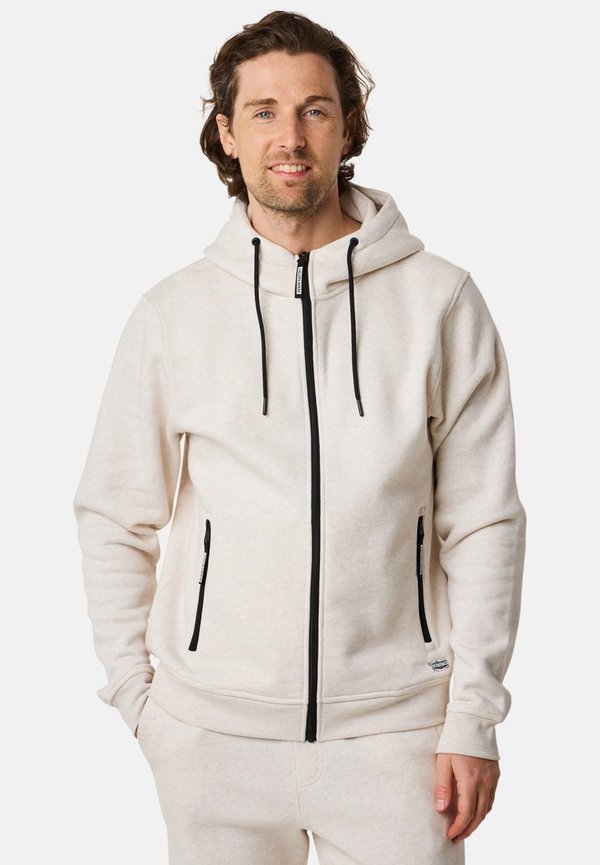 ATLANTA HOOD - Sweatjacke - oatmeal melange