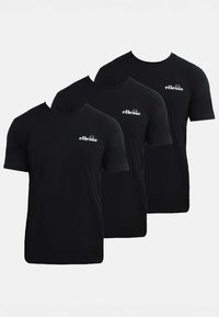 AZZINI 3 PACK  - Basic T-shirt - black