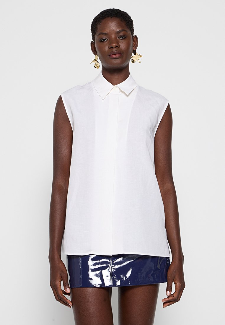 Calvin Klein Overhemdblouse wit Calvin Klein Overhemdblouse wit