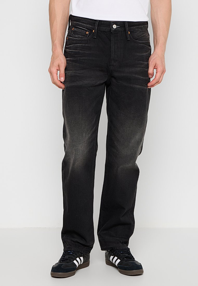 Denham Relaxed fit jeans zwart