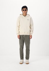 Abercrombie & Fitch SCRIPT LOGO - Felpa con cappuccio - birch