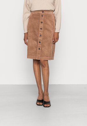 A-snit nederdel - light brown