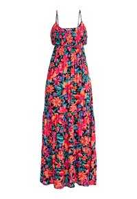 Roxy HOT TROPICS - Maxi-jurk - anthracite floral fiesta big