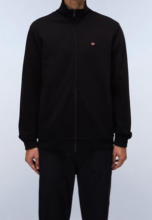 Mikina na zip - black