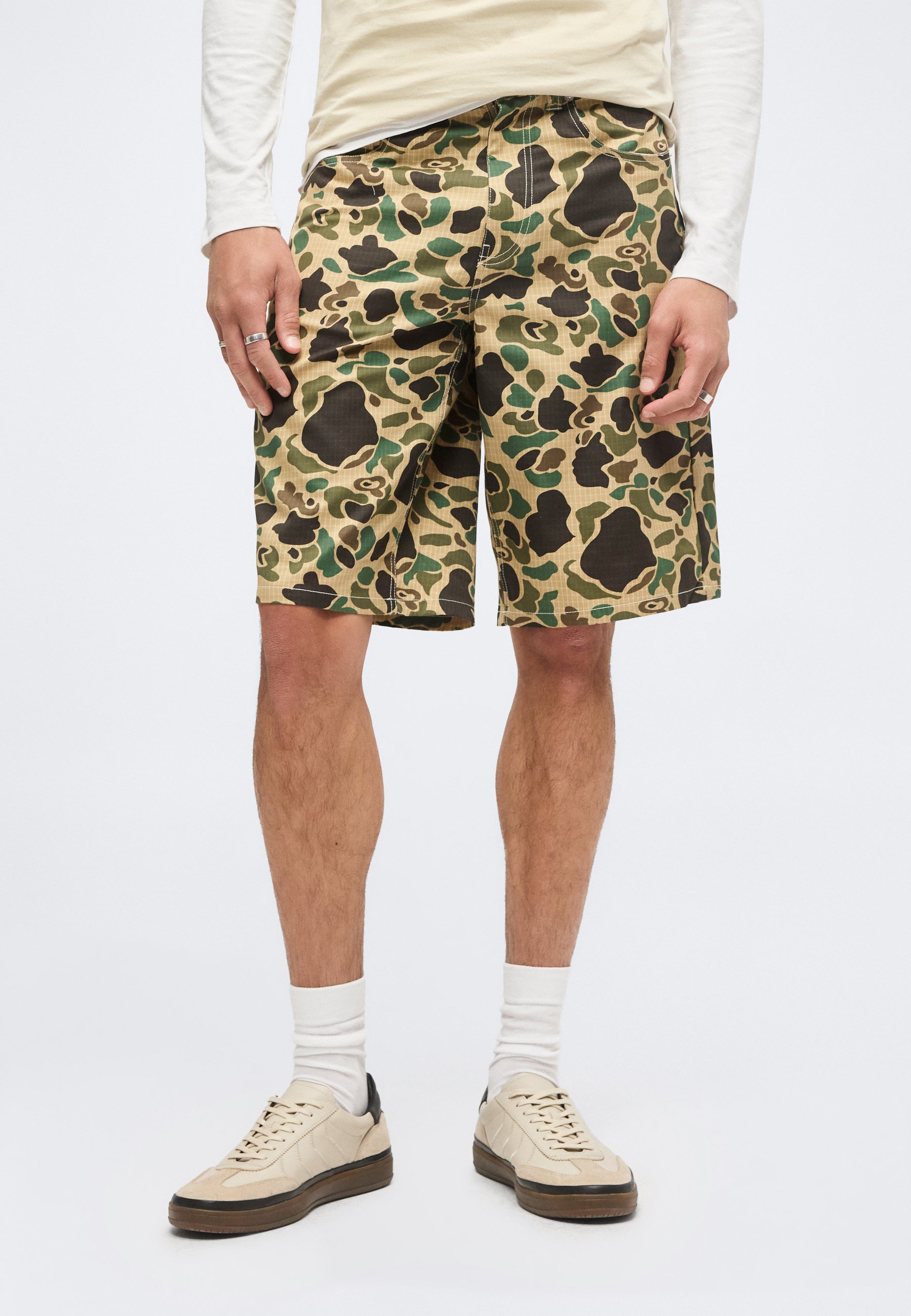 Replay Inc. DUCK CAMO - Shorts - khaki - Zalando.co.uk