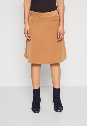 Vero Moda VMNINA SKIRT - Φούστα σε γραμμή Α - tobacco brown