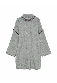 AWELLA  - Gebreide jurk - light grey melange