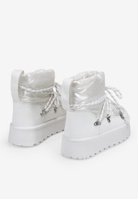 Bosanova CON PLATAFORMA Y CORDONES - Botas para la nieve - blanco