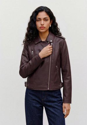 Vero Moda, VMDAKOTA SHORT - Яке от изкуствена кожа - chocolate torte