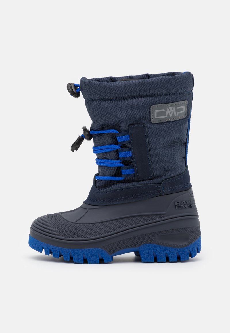 CMP AHTO WP UNISEX - Talvisaappaat - black blue/royal